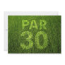 Golf 30th Birthday Party Invite