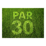 Golf 30th Birthday Party Invite