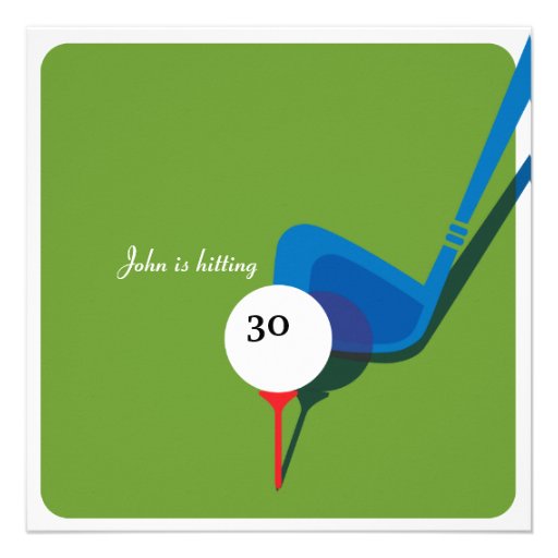 Golf 30th Birthday - Still Swinging! Announcement