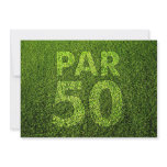 Golf 50th Birthday Party Invitations