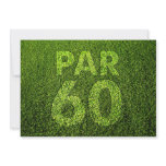 Golf 60th Birthday Party Custom Announcements