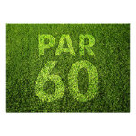 Golf 60th Birthday Party Personalized Invitation