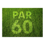 Golf 60th Birthday Party Personalized Invitation