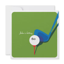 Golf 60th Birthday - Still Swinging! Custom Announcements