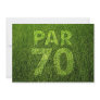 Golf 70th Birthday Party Custom Invitations