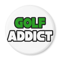 Golf Addict Fridge Magnets