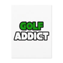 Golf Addict postcards by Golfer_Shirts Golf Addict postcards