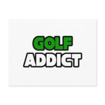 Golf Addict postcards by Golfer_Shirts Golf Addict postcards