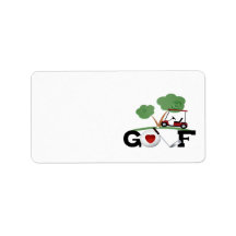 Golf Address Label