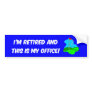 Golf and retirement bumper stickers