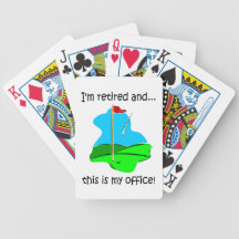 golf and retirement card decks