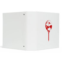 golf art vinyl binder
