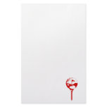 golf art customized stationery