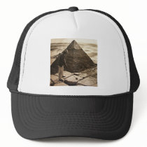 Golf at the Pyramid Sepia Toned Trucker Hat