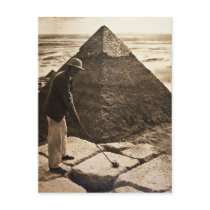 Golf at the Pyramid Sepia Toned Postcards