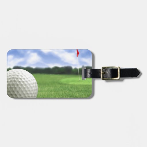 Golf Ball 4 Luggage Tag Zazzle