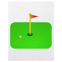 Golf Ball and Golf Flag Flyer