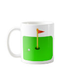 Golf Ball and Golf Flag Mug