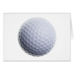 Golf Ball Background Customized Template Cards