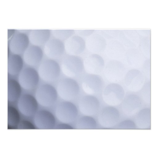 Golf Ball Background Customized Template Announcement