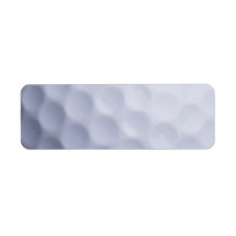 Golf Ball Background Customized Template Labels