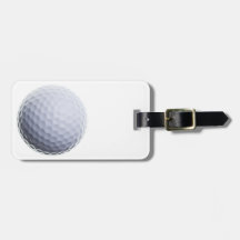 Golf Ball Background Customized Template Tag For Luggage