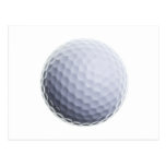 Golf Ball Background Customized Template Post Card