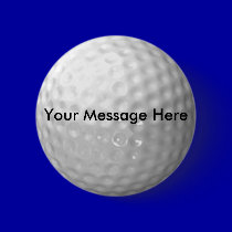Golf Ball Button - add your message buttons