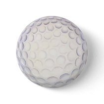 Golf Ball Button/Badge by postcardsfromtheedge Golf Ball Button/Badge
