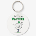 Golf Ball Character ParTEE! keychains by creationhrt Golf Ball Character ParTEE! keychains