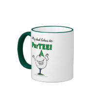 Golf Ball Character ParTEE! Mugs