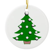 Golf Ball Christmas Tree ornament