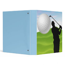 Golf Ball Coming at You Binders