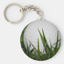 Golf Ball Design Keychain