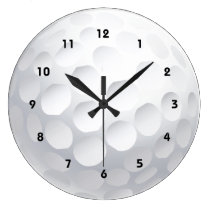 Golf Ball Design Wall Clock at Zazzle