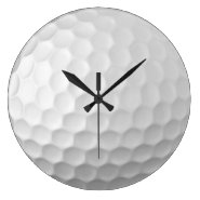 Golf Ball Dimples Texture Pattern 2 Clocks