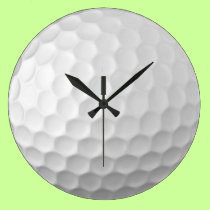 Golf Ball Dimples Texture Pattern 2 wall clocks