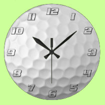 Golf Ball Dimples Texture Pattern 2 wall clocks