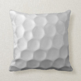 Golf Ball Dimples Texture Pattern Pillows