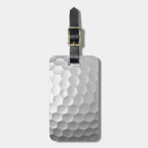Golf Ball Dimples Texture Pattern Travel Bag Tags