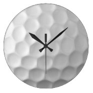 Golf Ball Dimples Texture Pattern Wall Clocks