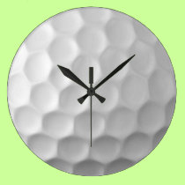 Golf Ball Dimples Texture Pattern wall clocks