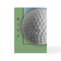 Golf Ball Greeting Cards