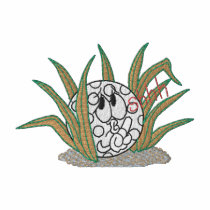 Golf Ball Hiding embroidered shirts by ZazzleEmbroidery Golf Ball Hiding embroidered shirts