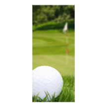 Golf Ball In Grass Invitation