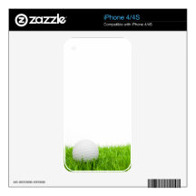 Golf Ball In Grass Skin For The iPhone 4