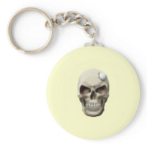 Golf Ball in Skull Keychains