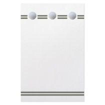 "Golf Ball in Triplicate" stationery