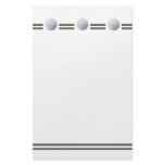 "Golf Ball in Triplicate" stationery