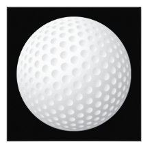 Golf Ball Invitation